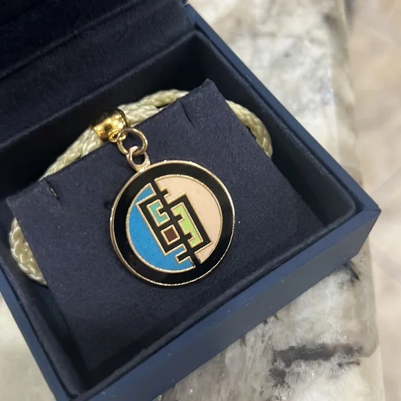 RARE Emilio Pucci Elegant Multicolor Pendant Necklace - Picture 6 of 7